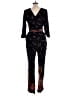 Feather Bone by Anthropologie Stars Black Jumpsuit Size 10 - photo 2