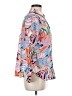 Talbots 100% Cotton Print Pink Long Sleeve Blouse Size 6 (estimated, petite) - photo 4