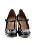 Naturalizer 100% Leather Blue Black Heels Size 6 1/2 (wide) - photo 2