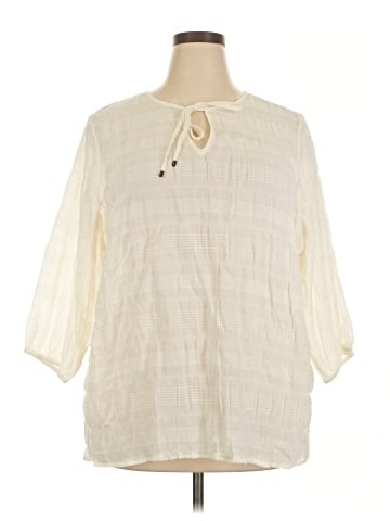 Market and Spruce 3/4 Sleeve Blouse (view 1)