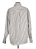 alexanderwang.t 100% Cotton Stripes Silver Long Sleeve Button-Down Shirt Size L - photo 2