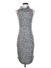 Leith Solid Gray Casual Dress Size S - photo 1