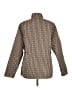 Lands' End 100% Polyester Houndstooth Brown Coat Size L (tall) - photo 2