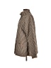 Lands' End 100% Polyester Houndstooth Brown Coat Size L (tall) - photo 5