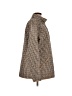 Lands' End 100% Polyester Houndstooth Brown Coat Size L (tall) - photo 4