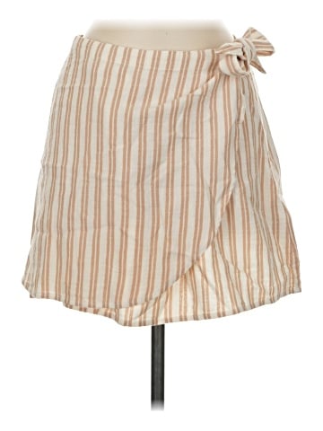 Madewell Lightestspun Cover-Up Wrap Skirt in Stripe (view 1)