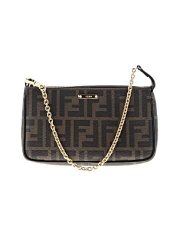 Fendi Coated Canvas Zucca Mini Pochette Bag (view 1)