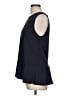 Ann Taylor 100% Polyester Black Sleeveless Blouse Size L - photo 5