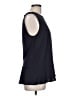 Ann Taylor 100% Polyester Black Sleeveless Blouse Size L - photo 4