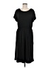 Mirabeau Solid Black Casual Dress Size M - photo 1
