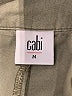 CAbi Solid Green Khaki Shorts Size M - photo 3