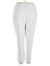 Ashley Stewart Solid White Casual Pants Size 30 - 32 Plus - photo 2