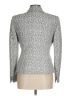 Le Suit 100% Polyester Animal Print Gray Blazer Size 8 - photo 2