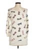 Truly Madly Deeply Hearts Ivory Pullover Sweater Size M - photo 1