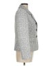 Le Suit 100% Polyester Animal Print Gray Blazer Size 8 - photo 4