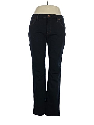 Madewell Mid-Rise Stovepipe Jeans in Rinse Wash (view 1)