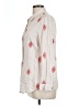 Chico's 100% Rayon Hearts Ivory Long Sleeve Button-Down Shirt Size Lg (2) - photo 5