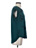 Elle Teal Short Sleeve Top Size S - photo 4