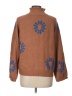 Unbranded Floral Brown Turtleneck Sweater Size L - photo 2