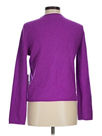 Aqua Cashmere Pullover Sweater (view 2)