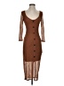 Express Brown Casual Dress Size XS - photo 1