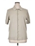 Jason Wu Tan Short Sleeve Button-Down Shirt Size XLEstimated - photo 1