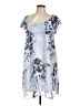 Allison Brittney 100% Polyester Blue Casual Dress Size L - photo 1
