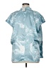 Alfani Blue Short Sleeve Blouse Size XL - photo 2