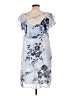 Allison Brittney 100% Polyester Blue Casual Dress Size L - photo 2