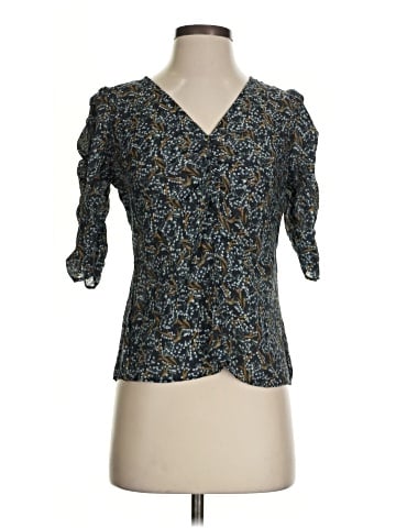 White House Black Market 3/4 Sleeve Blouse (view 1)