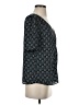 Ann Taylor LOFT 100% Polyester Blue Short Sleeve Blouse Size XS - photo 4