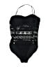 Unbranded 100% Polyester Black One Piece Swimsuit Size 8 - photo 1