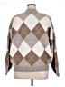 SO Argyle Brown Pullover Sweater Size XL - photo 2