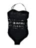 Unbranded 100% Polyester Black One Piece Swimsuit Size 8 - photo 2