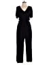 LOFT Beach Solid Black Jumpsuit Size L - photo 1