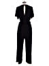 LOFT Beach Solid Black Jumpsuit Size L - photo 2