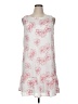 AGB 100% Polyester Hearts White Casual Dress Size XL - photo 1