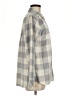 Vineyard Vines 100% Polyester Checkered-gingham Gray Long Sleeve Blouse Size 8 - photo 4