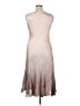 Komarov 100% Polyester Metallic Silver Cocktail Dress Size XL (4) - photo 2