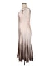 Komarov 100% Polyester Metallic Silver Cocktail Dress Size XL (4) - photo 5