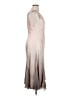 Komarov 100% Polyester Metallic Silver Cocktail Dress Size XL (4) - photo 4