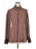 Assorted Brands 100% Polyester Brown Long Sleeve Blouse Size XL - photo 1