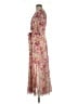 Alexa B 100% Polyester Floral Tan Casual Dress Size 6 - photo 5