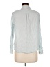 Joie 100% Cotton Stripes Blue Long Sleeve Button-Down Shirt Size M - photo 2