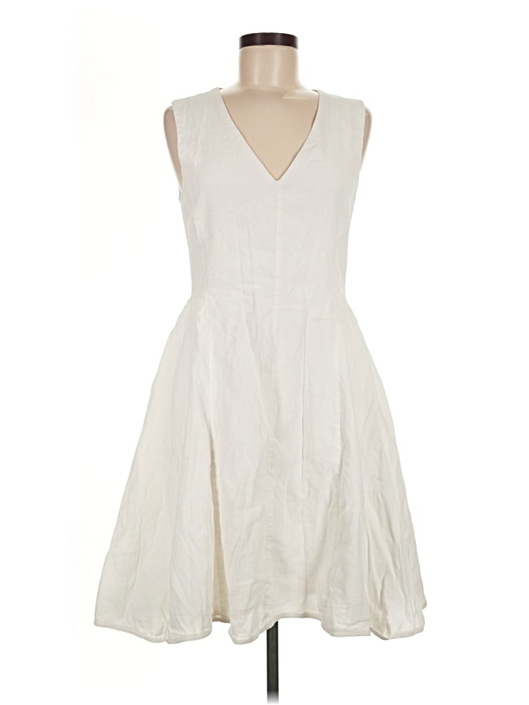 Pre-owned Theory Casual Dress In Ivory