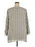 Rose + Olive 100% Polyester Polka Dots Ivory 3/4 Sleeve Blouse Size 3X - photo 2