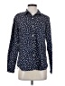 Gap 100% Cotton Polka Dots Blue Long Sleeve Button-Down Shirt Size S - photo 1