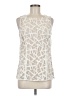 Van Heusen 100% Nylon Ivory Sleeveless Blouse Size M - photo 1