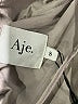 Aje. Gray Sleeveless Silk Top Size 8 - photo 4