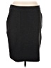 Ann Taylor LOFT Solid Gray Formal Skirt Size M - photo 1